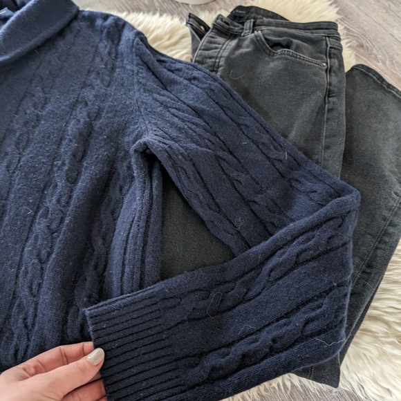 BROOKS BROTHERS - Wool Blend Cowl Neck Cardigan - Picture 12 of 13